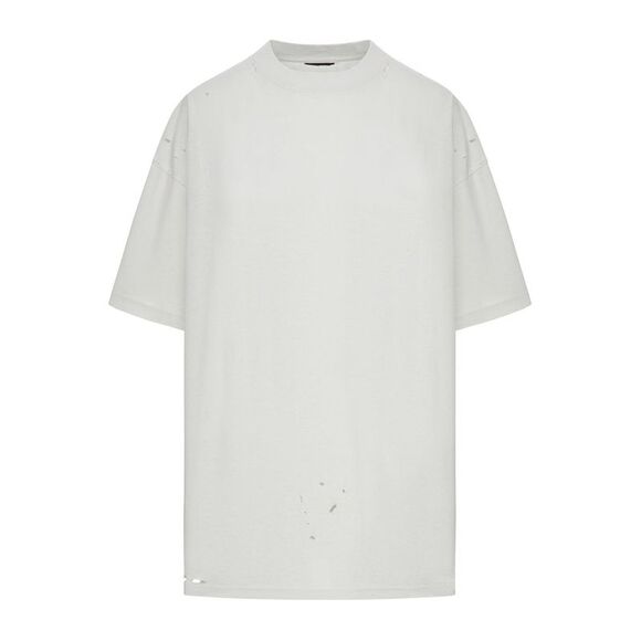 Balenciaga Women Blackletter Script Oversized T-Shirt